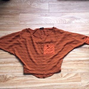 ❣️(2/$6) Burnt Orange MidRise Top